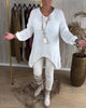 Casual Solid Colour Asymmetric Sweater