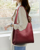 Simple Solid-Colour Shoulder Bag