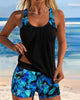 Square-Neck Sleeveless Tank Tankini