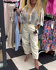 Fashion Casual Elastic Waist Pants