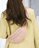 Solid-Colour Shoulder Bag with Front Detail