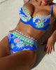 Cashmere Print Bralette Two-Piece Bikini