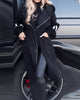 Long Roomy Coat with Casual Pockets