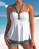 Striped Backless Tankinis
