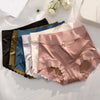 Comfortable Seamless Satin Briefs (6-Pack)