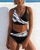Sexy Ribbed Patchwork Bikini