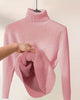 Thick Long-Sleeve Sweater in Solid Colour