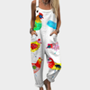 Rosalie | Vibrant Bird Print Jumpsuit