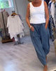 Casual Jeans with Elastic Waist