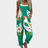 Apolline | Playful Meadow Green Jumpsuit