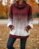 Ombre Funnel-Neck Sweater