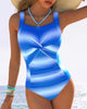 Twisted Ombre One-Piece Swimsuit