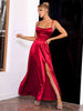 Alessia™ | Satin Maxi Dress