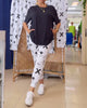 Casual Mid-Rise Printed Pants