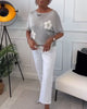 Slim-Fit Floral Crew-Neck Sweater