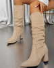 Stylish Solid-Colour High-Heel Boots - New Arrival, Hot Seller