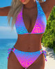 Sexy Ombre Leopard Print Bikini