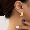 Elegant Minimalist C-Hoop Earrings