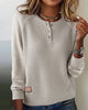 Elegant Raglan-Sleeve Sweater with Buttons