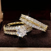 Eternal Splendor Gold Ring Set