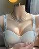 Seamless Wire-Free Bra with Decorative Back