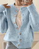 Comfortable Solid Colour Cardigan
