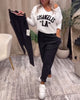 Casual Solid Colour Pants with Pockets