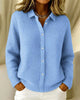 Fashion Lapel-Collar Cardigan with Button