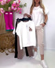 Sporty Two-Piece Set with Letter Print and Skinny Pants