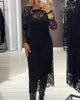 Cover-Up & Lace Cami Dress Set