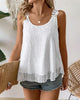 Solid Strappy Tank Top