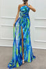 Claudia - Watercolor Floral Maxi Dress