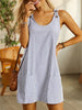 Stella - Striped Pocket Mini Dress