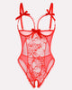 Cutout Mesh Lingerie Set