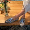 Doris - Moccasin with fringes and pattern