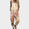 Elise | Pastel Floral Boho Jumpsuit