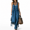 Joséphine | Elastic-Waist Denim Jumpsuit