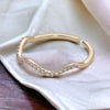 Adjustable Gold Wave Ring