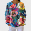 Ida - Colourful Large Floral Sweater