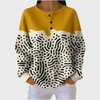 Liv - Yellow & White Animal Print Sweater