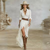 Hayley | Belted Shirt Dress