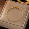 Gold Braided Bracelet