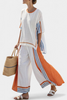 Thorneil | Striped Wide-Leg Pants & Linen Top