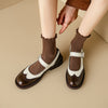 Aurenza | Two-Tone Mary Jane Shoes
