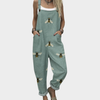 Solène | Fresh Bee Print Jumpsuit