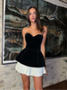 Mylah | Elegant contrast dress