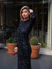 Elia | Sequin maxi dress