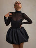 Virginia | Mesh balloon dress