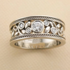 Vintage Silver Zirconia Ring