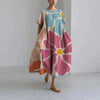 Calliope - Elegant Floral Print Dress